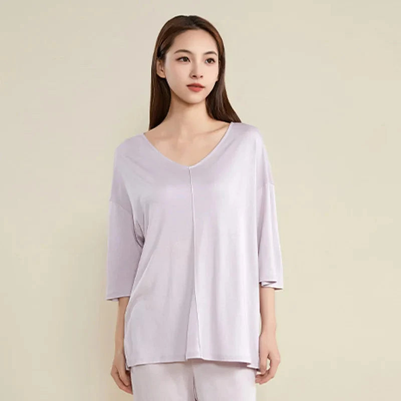 Luxury Loungewear Mulberry Silk Set for Women